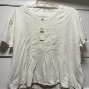 Pilcro White Short Sleeve Tee